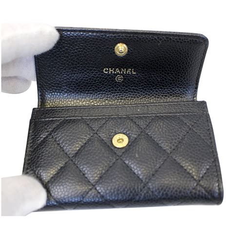 chanel credit card holder for sale|Chanel card holder with flap.